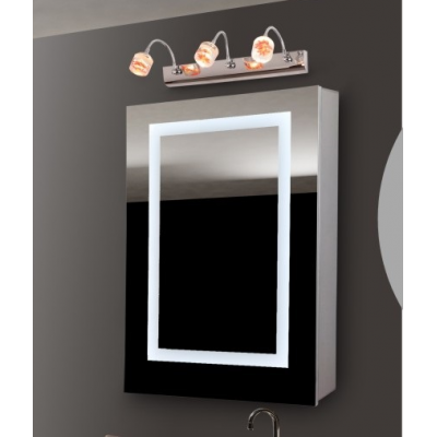 2020 Hot Sale Modern USA Style Bathroom Vanity Mirror Cabinet With Light