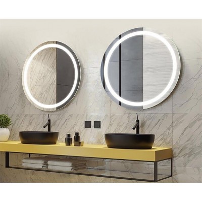 2020 Modern Design Home Decor Bathroom Decorative Round Luxury Wall Mirror With Light