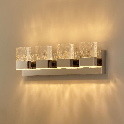 Crystal Morden LED wall light lamp lights with Three lights