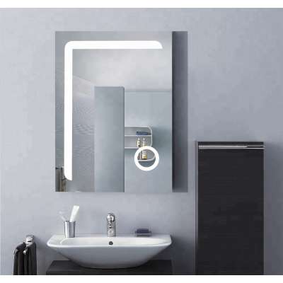 2020 Hot Sale IP44  Hotel Makeup Magnifying Wall Mounted  Lighted Bathroom Vanity LED Mirror