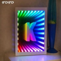 2020 Hotel Funky Bathroom 3D LED Infinity Mirror