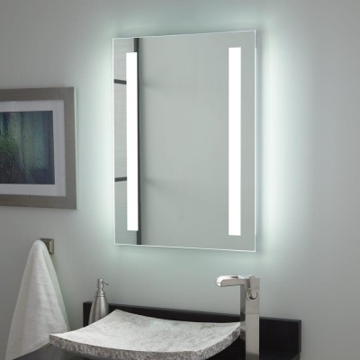 UL Certificate Hot Sale Decorative Bathroom Lighted Wall Mirror with Night Light