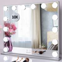 Big Makeup Hollywood White Lighted Vanity Mirror with led Bulbs